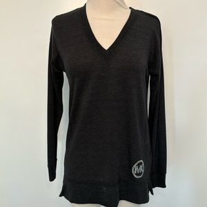Dark gray, Michael Kors, long sleeve, extra small